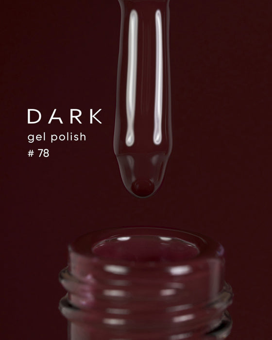 DARK GEL POLISH  78, 10 ML