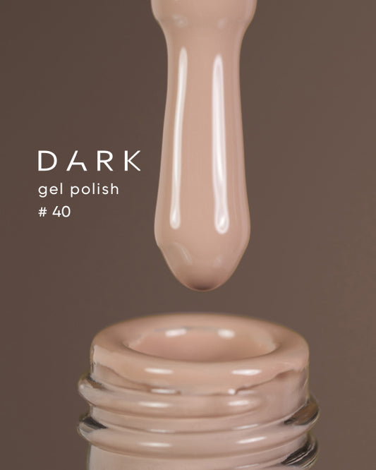 DARK GEL POLISH  40, 10 ML