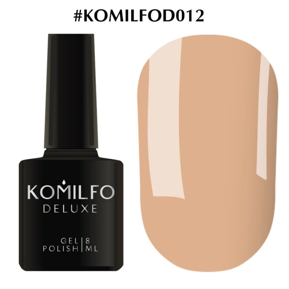DELUXE GEL POLISH D012, 8 ML KOMILFO