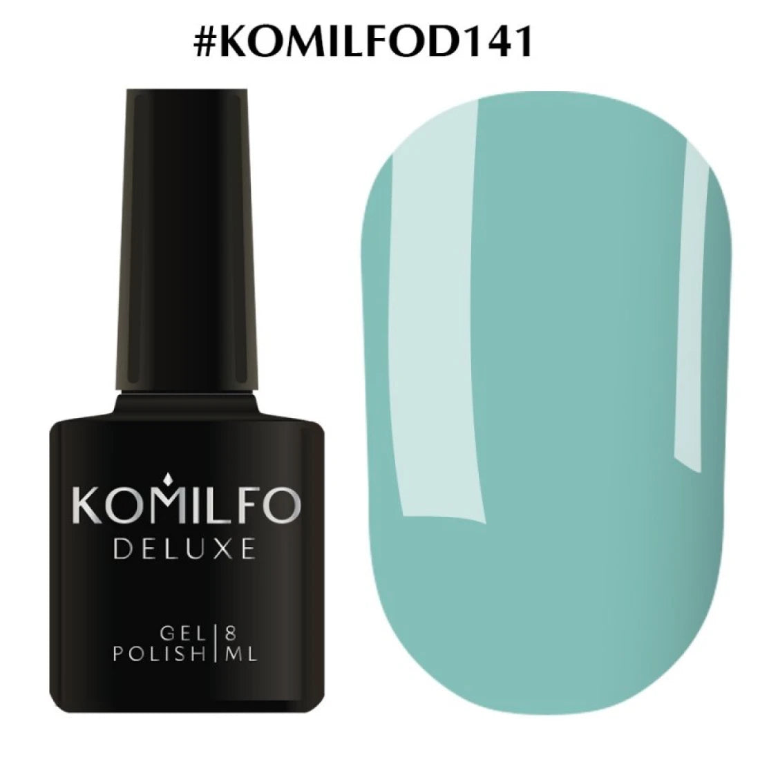 DELUXE GEL POLISH D141, 8 ML KOMILFO