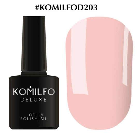 DELUXE GEL POLISH D203, 8 ML KOMILFO