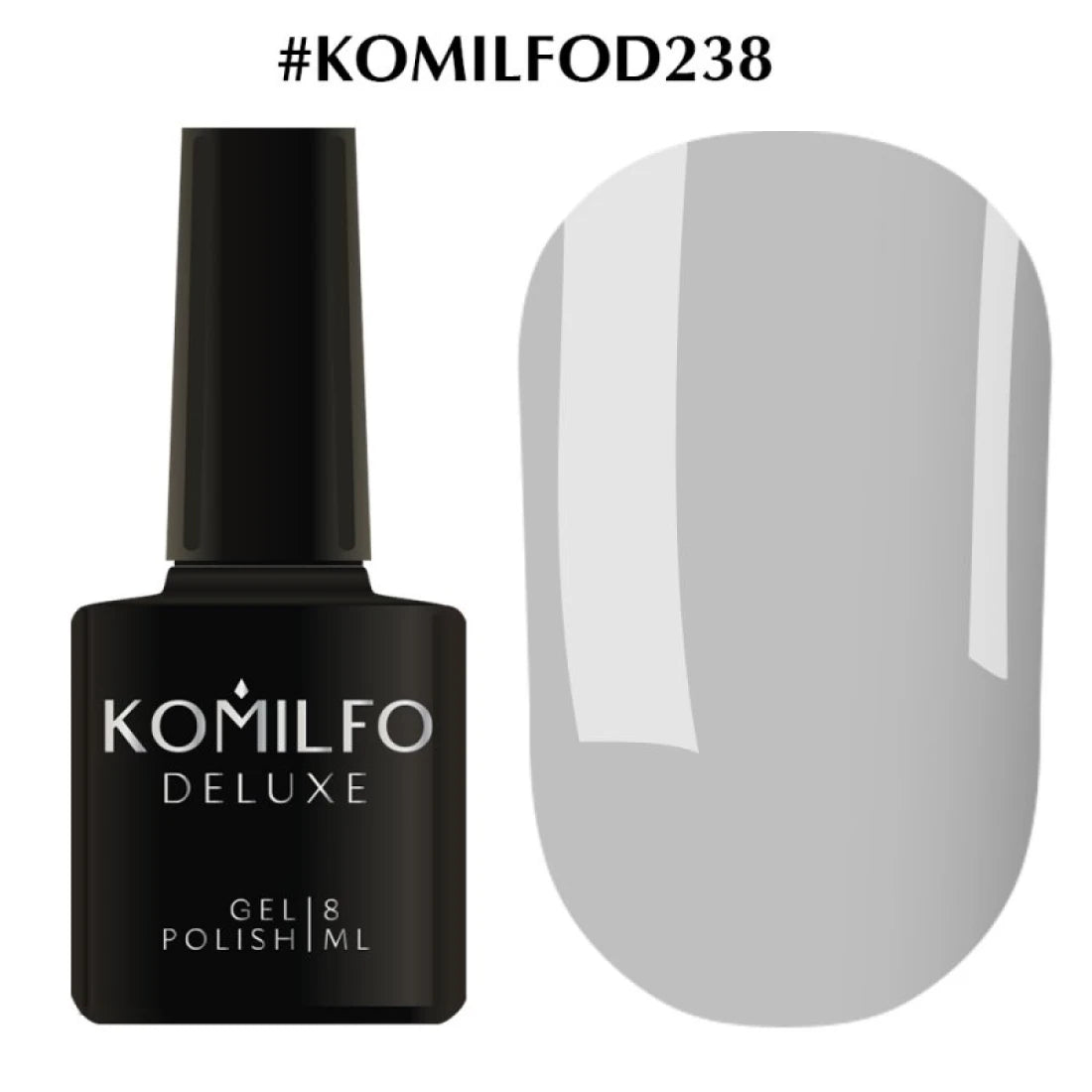 DELUXE GEL POLISH D238, 8 ML KOMILFO