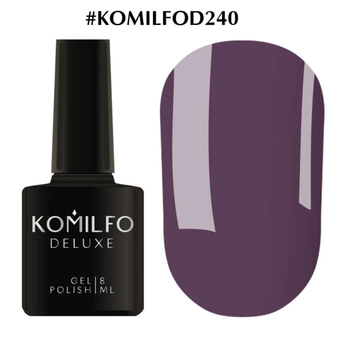 DELUXE GEL POLISH D240, 8 ML KOMILFO