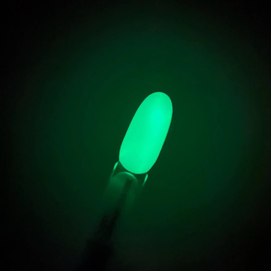 Top for gel polish that glows in the dark Top Shine Dark Green 13ml