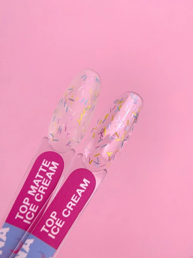 Matte top without a sticky layer Top Matte Ice Cream 13ml