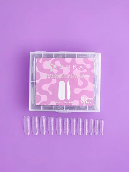 DNKa’ Top Nail Forms Soft Square,120pcs