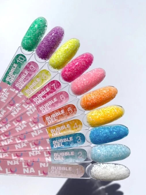 Glitter for nails Bubble Gel No. 8 5ml