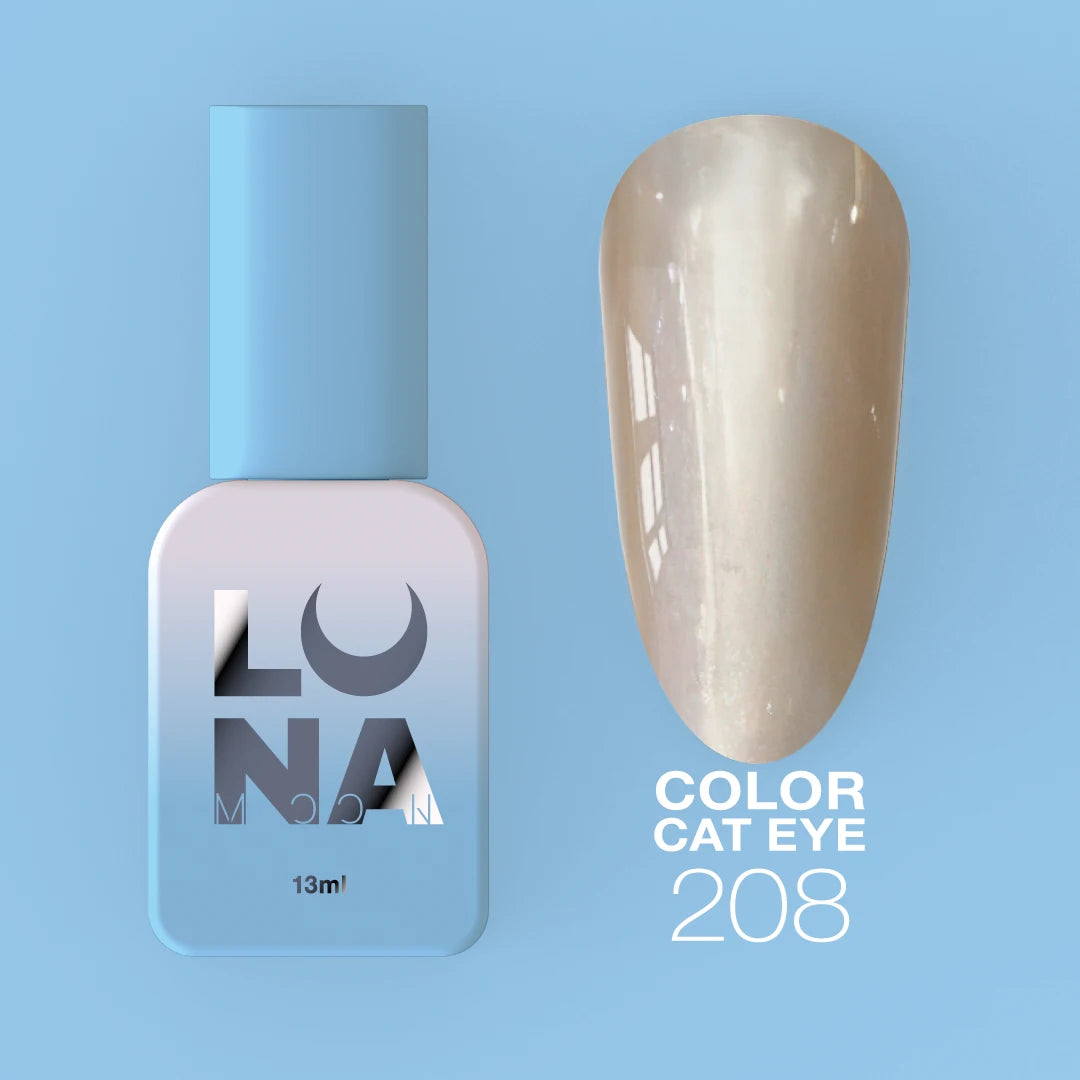 Gel polish Color Cat Eye No. 208