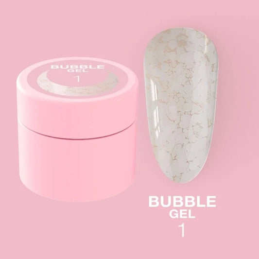 Glitter for nails Bubble Gel No. 1 5ml