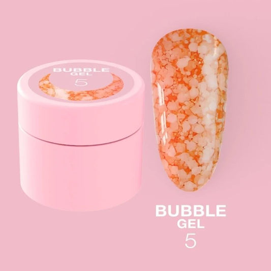 Glitter for nails Bubble Gel No. 5 5ml