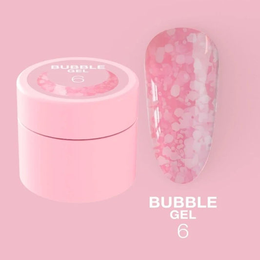 Glitter for nails Bubble Gel No. 6 5ml