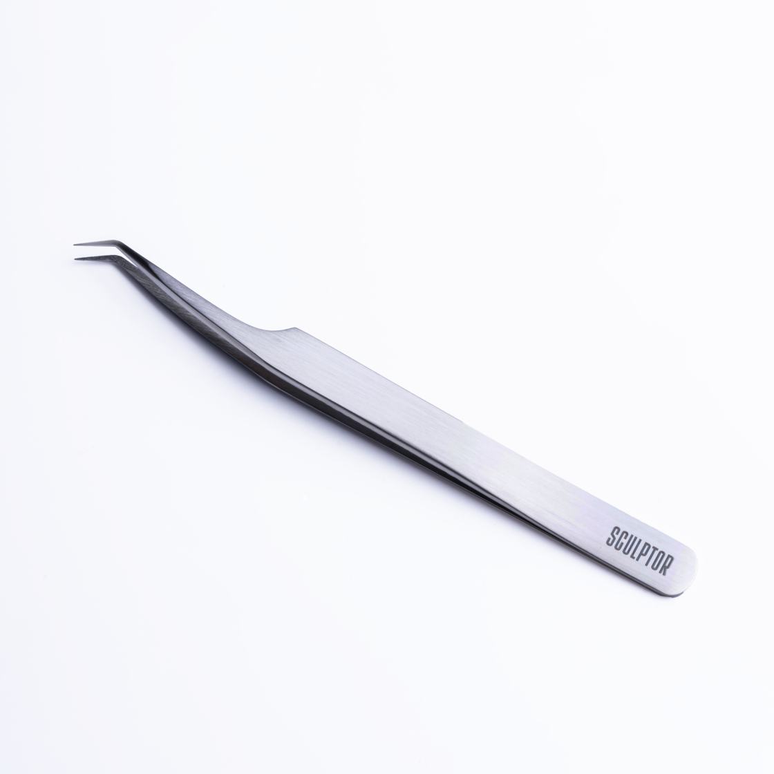 Tweezers for eyelash extension № 010, SCULPTOR