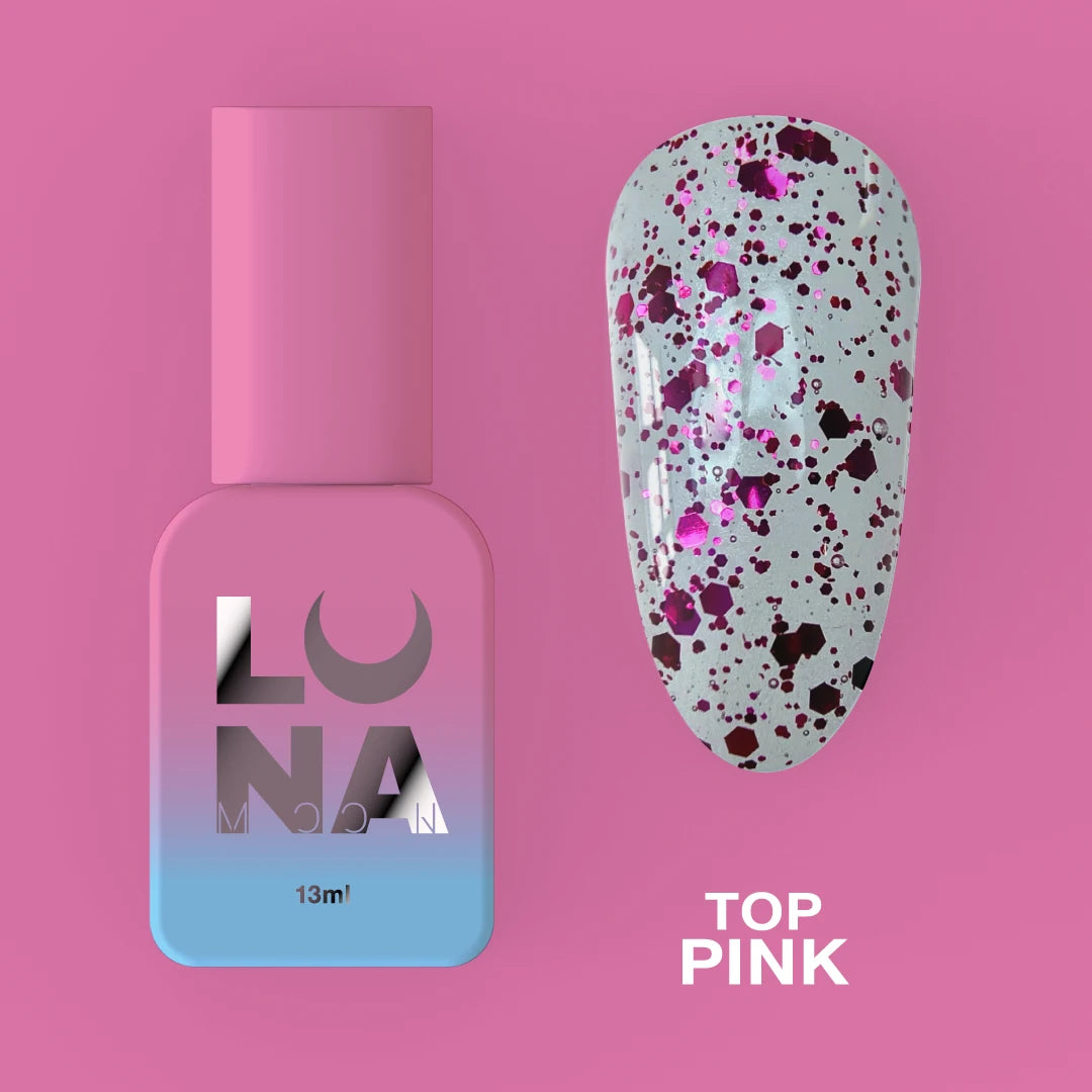 Top for gel polish Top Pink 13ml