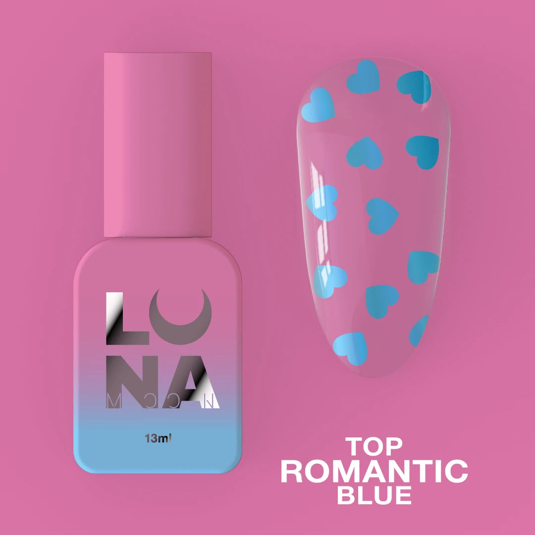 Top for gel polish Top Romantic Blue 13ml