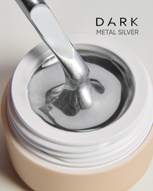 Dark Silver metal gel paint (5ml)