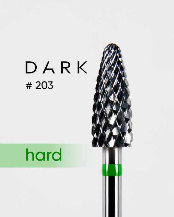 DARK Carbide Drill Bit #203, Rounded Cone, Coarse (Green)